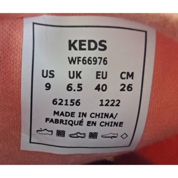 Keds Women's Softerra Size 9 Beige Slip Ons Embroidered Tropical Cocktails - Picture 9 of 9